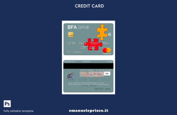 modello mastercard Angola Banco de Promozione in stile verificato